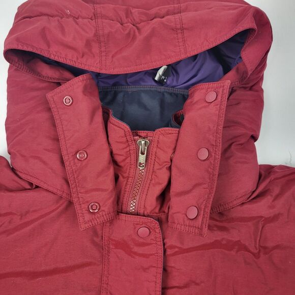 Patagonia Burgundy Ski Snowboarding Puffy Parka Vintage Jacket Size L - Picture 5 of 16